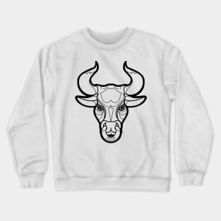 Bull Ornament Crewneck Sweatshirt